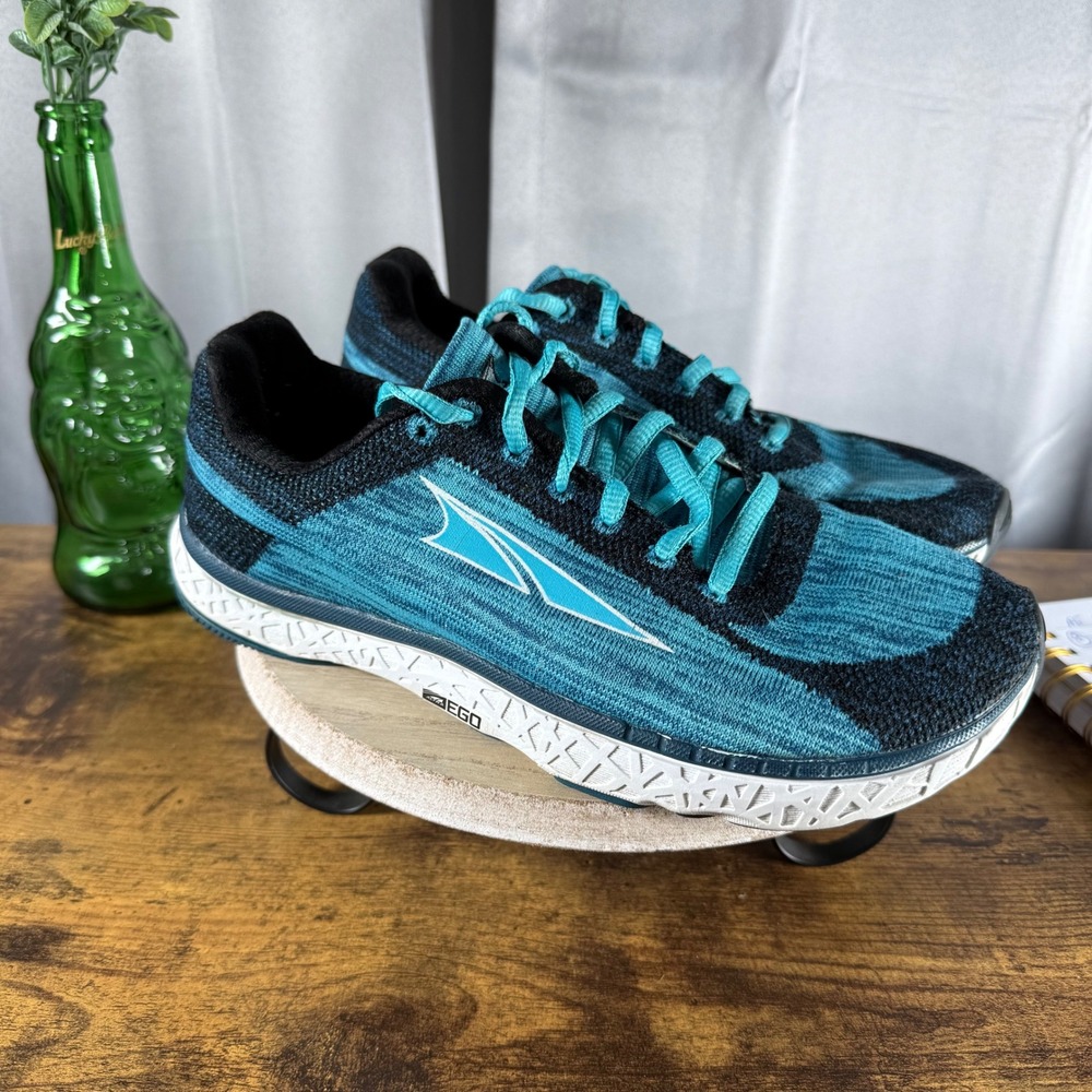 Altra Escalante Running Shoes Zero Drop Womens 8 Blue Black Sneakers *NO INSOLES